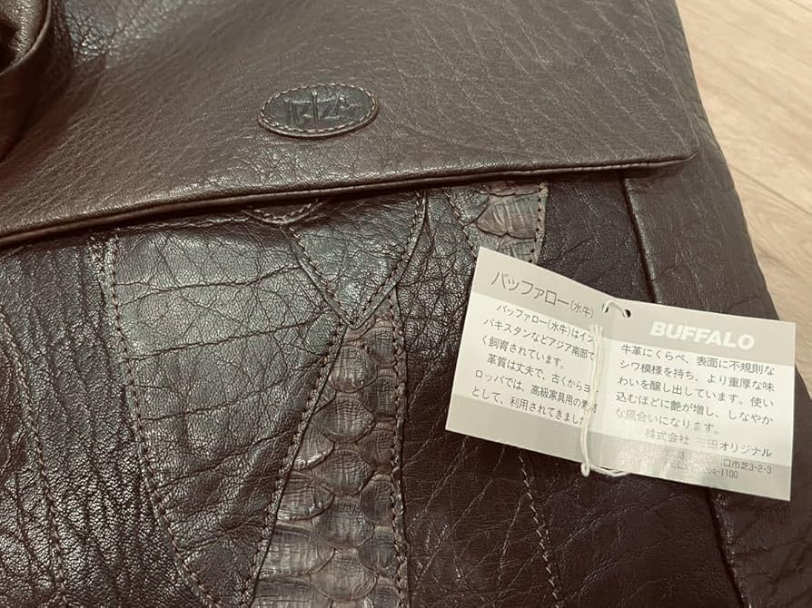 かっちゃん【美品】IBIZA　パイソン　バッファローレザーバッグ Amazon.co.jp: IBIZA イビザ バッグ 限定品 バッファロー